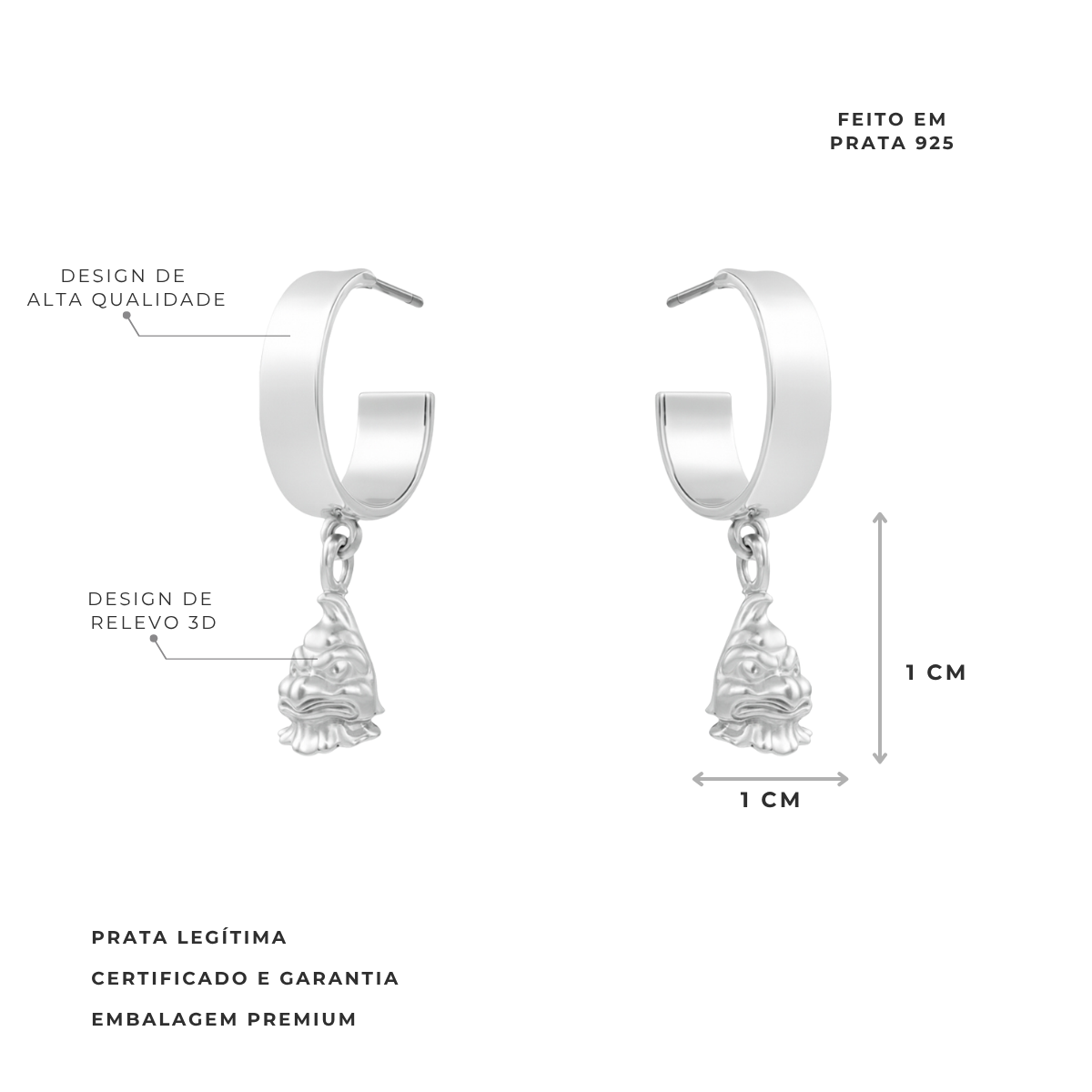 ARGOLA GALO DOIDO 3D
