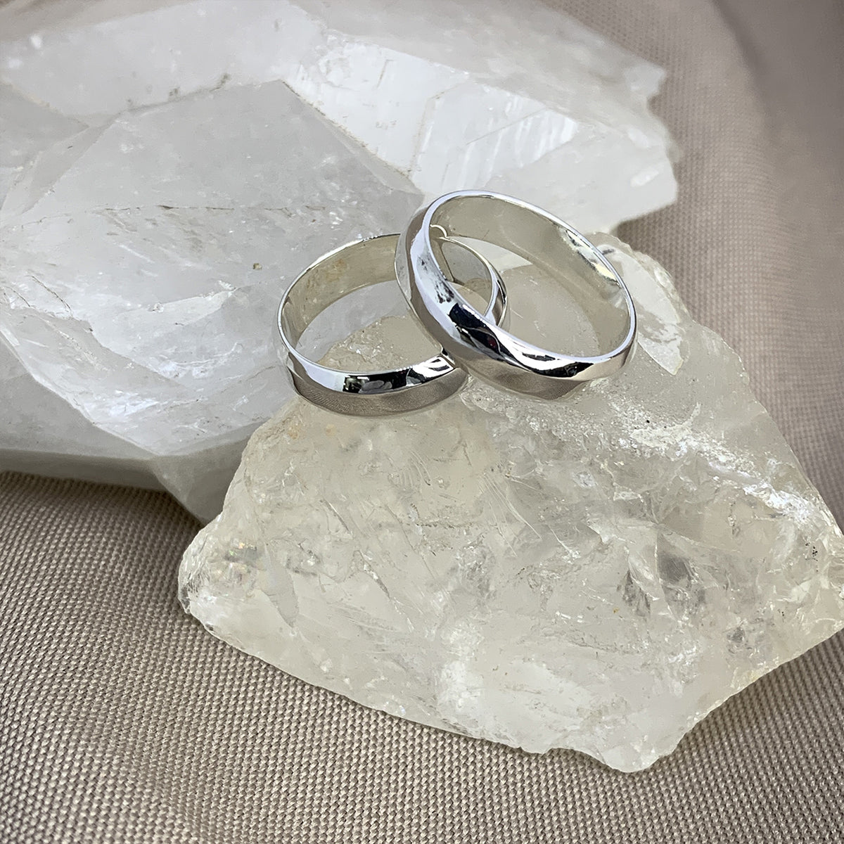 ALIANÇA DE NAMORO PRATA SAN SEBASTIAN