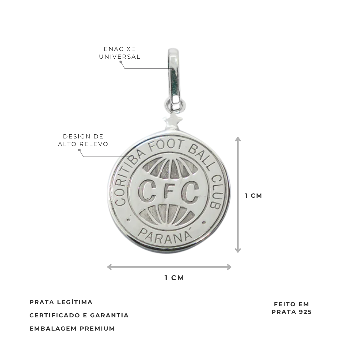 CORITIBA SHIELD PENDANT