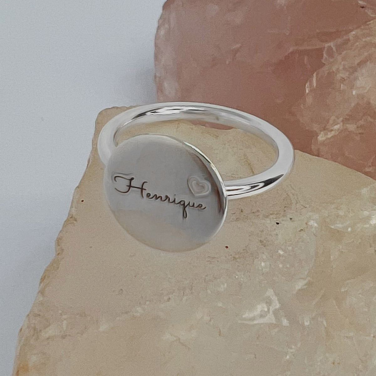 ANEL PERSONALIZADO HENRIQUE CORAÇÃO