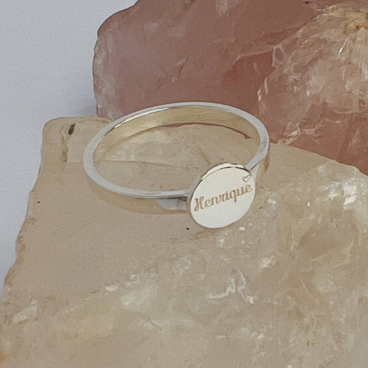 ANEL PERSONALIZADO RETO REDONDO CHAPA NOME