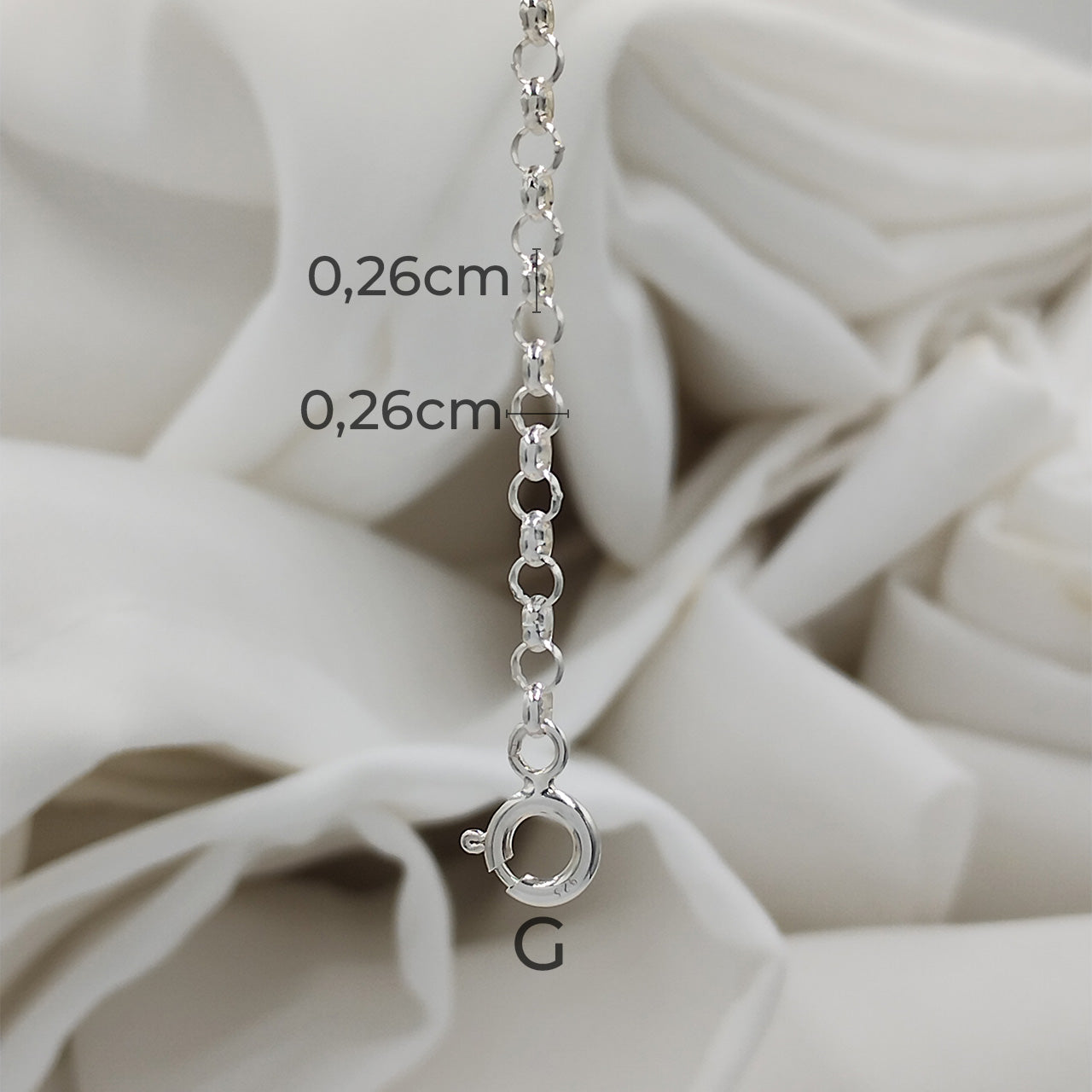 PORTUGUESE LINK SILVER CHORD