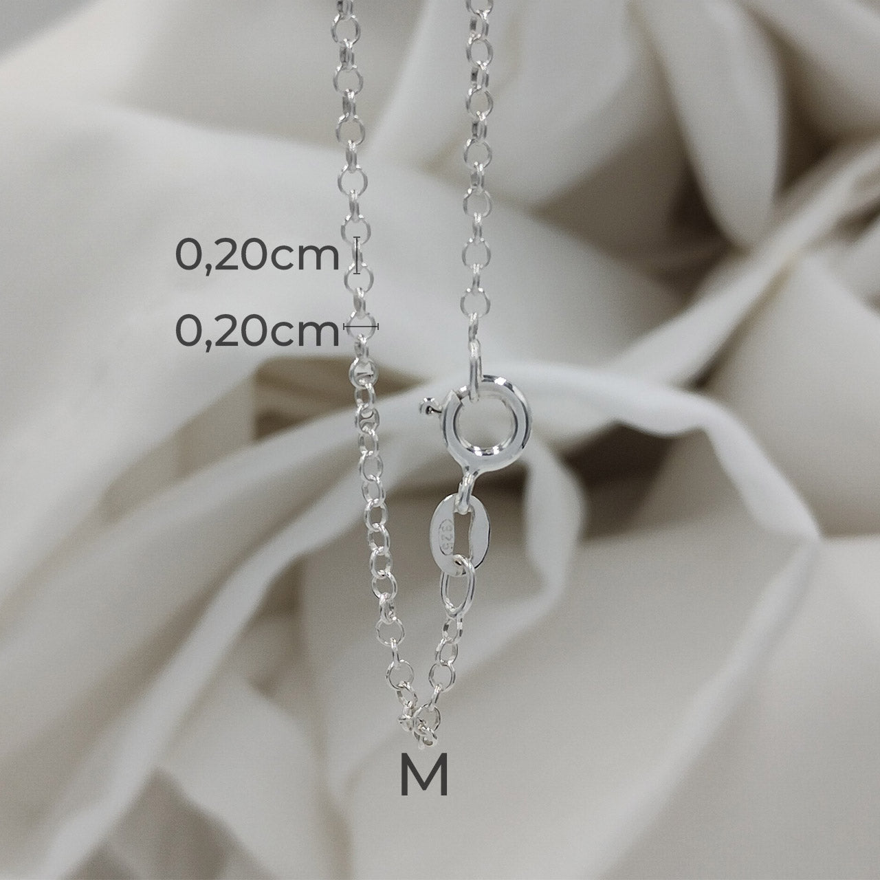 PORTUGUESE LINK SILVER CHORD