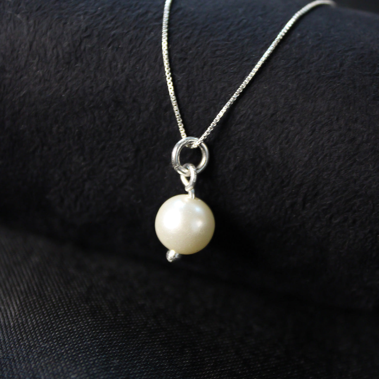 Pingente de Prata com Pérola