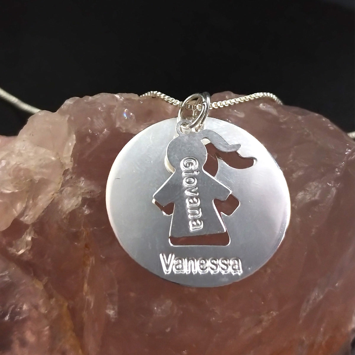 COLAR PERSONALIZADO 2 EM 1 MÃE E FILHA