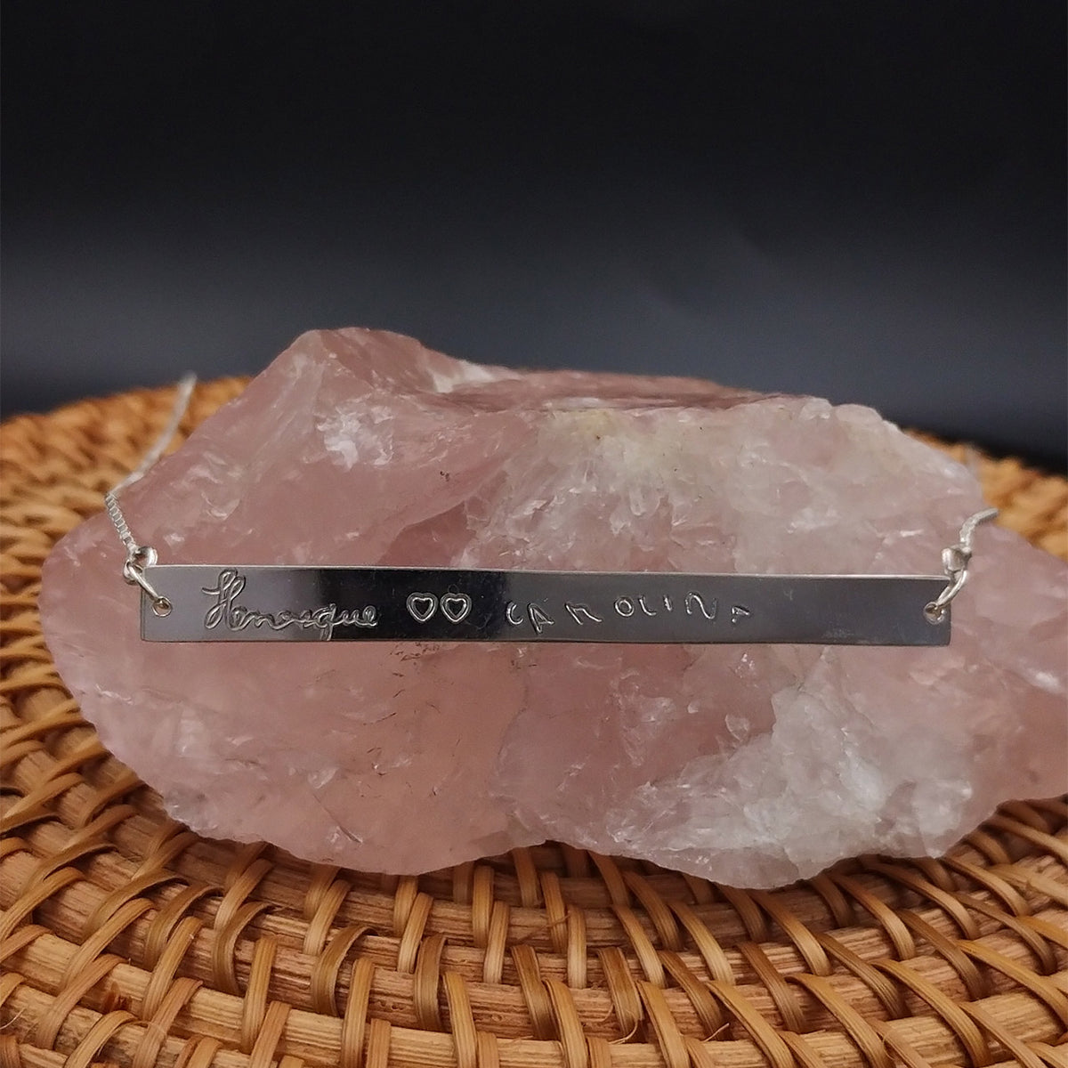 COLAR PERSONALIZADO CHAPA ESCRITA À MÃO