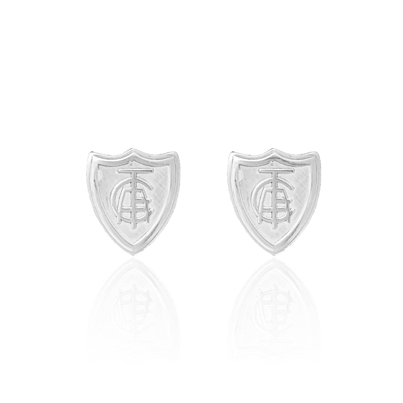 AMERICA SHIELD PLATE EARRING