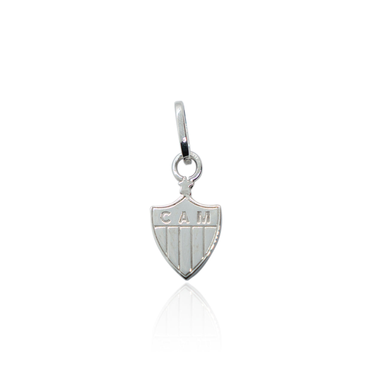PINGENTE ESCUDO CHAPA ATLÉTICO - 1CM