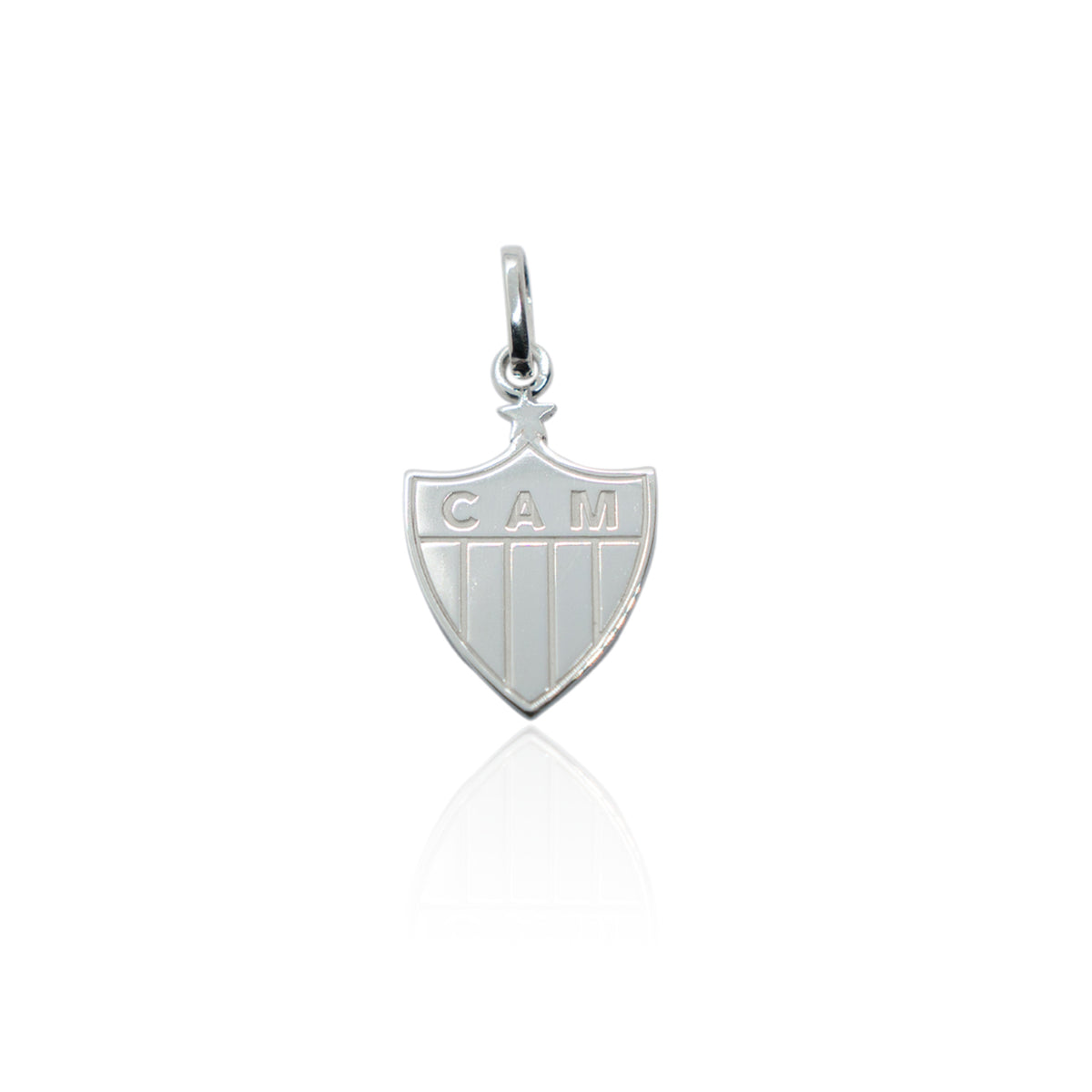 PINGENTE ESCUDO CHAPA ATLÉTICO - 1,5CM