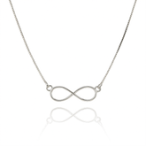 COLAR DE PRATA INFINITO FIO
