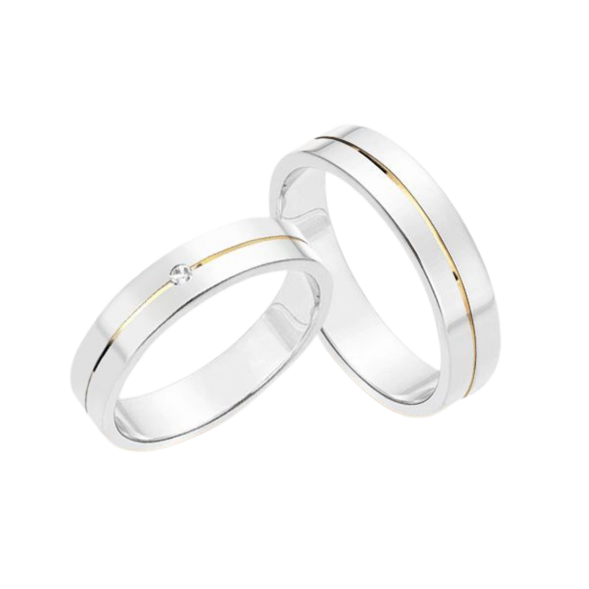 ALIANÇA DE NAMORO PRATA FLORÊNCIA