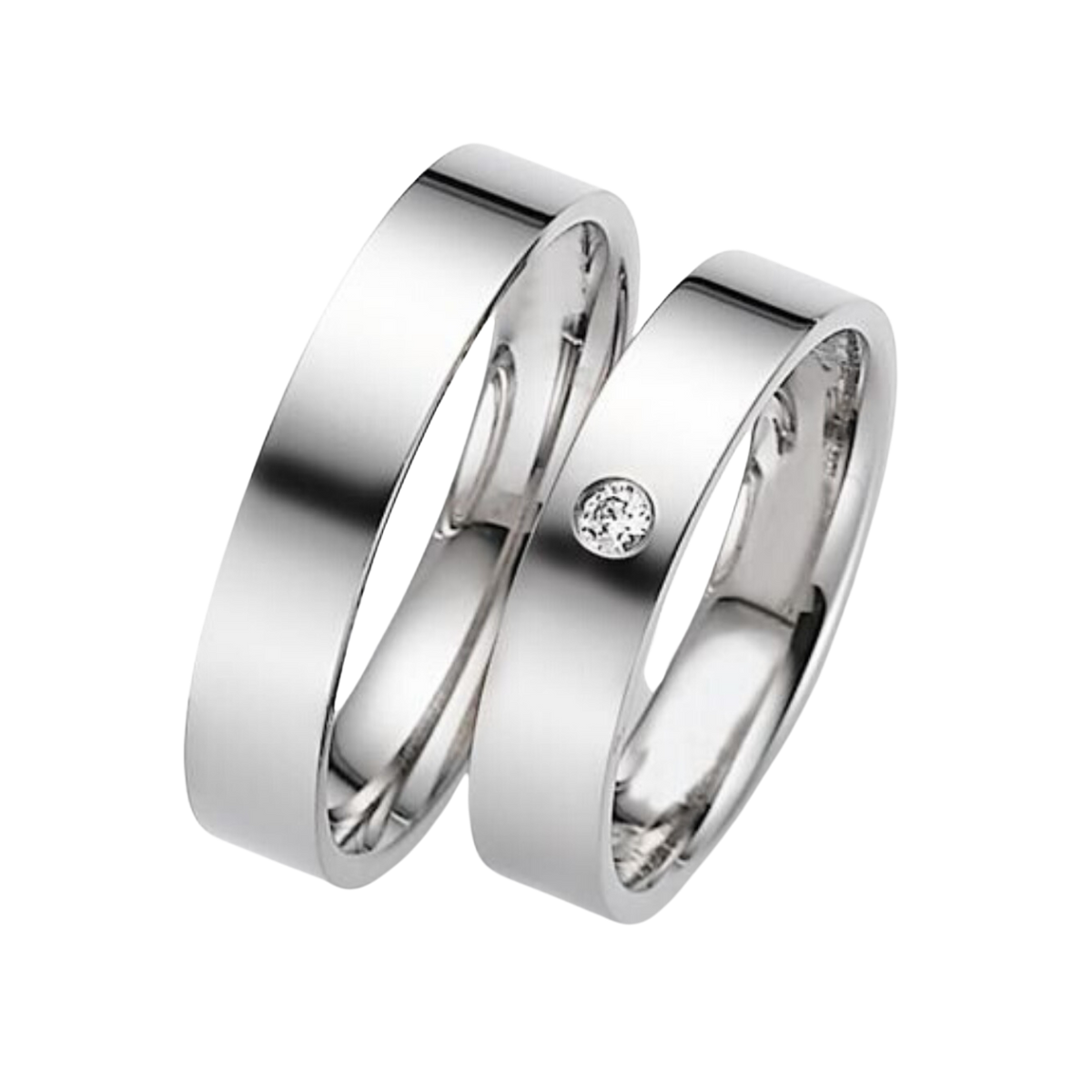 ALIANÇA DE NAMORO PRATA GALAPAGOS