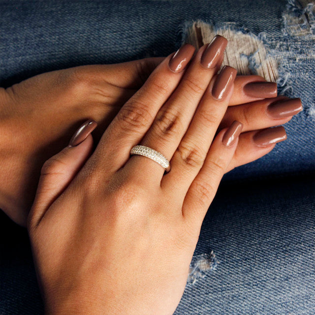 SUIKO EMPRESS TRIMMER SILVER RING