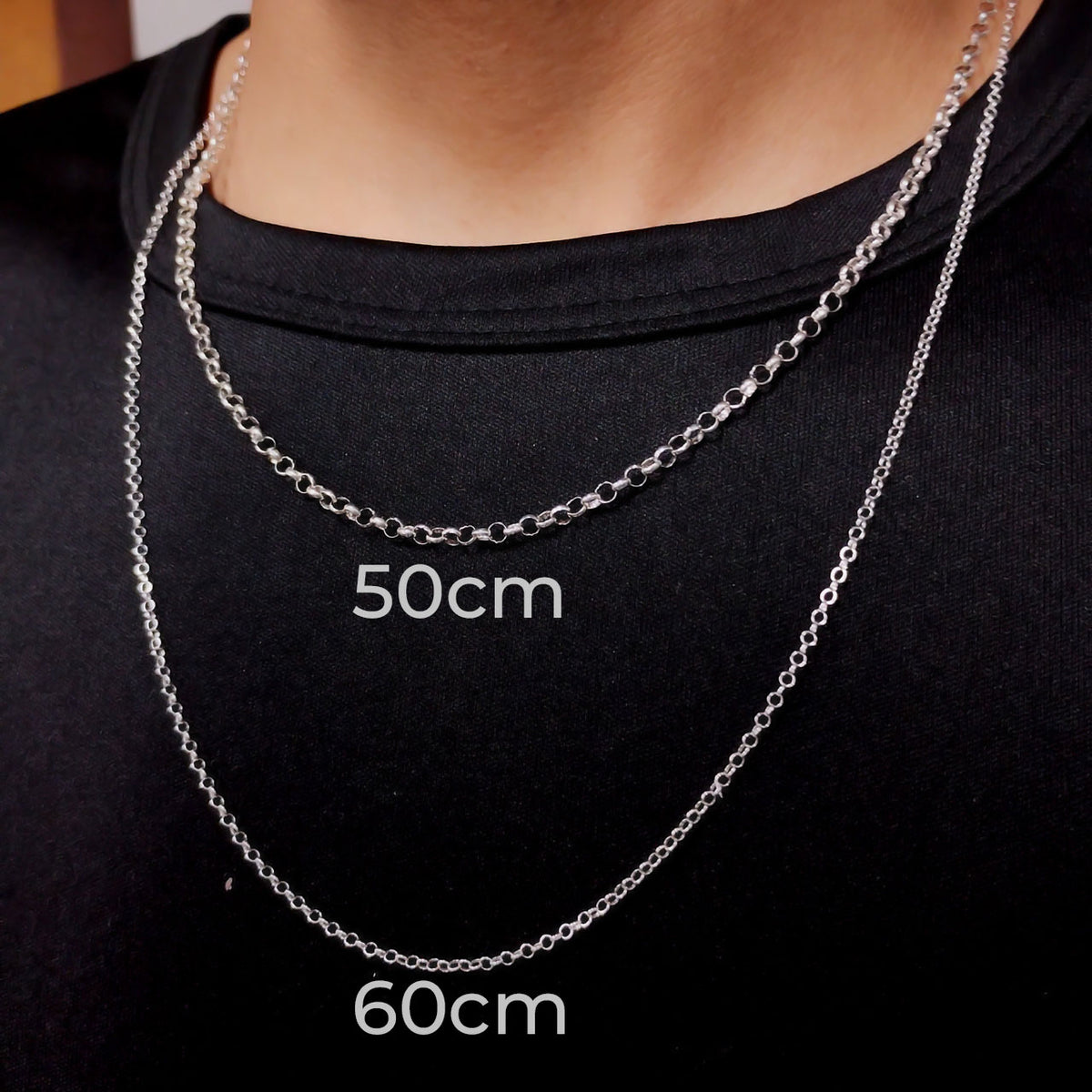 CORDÃO DE PRATA ELO PORTUGUÊS