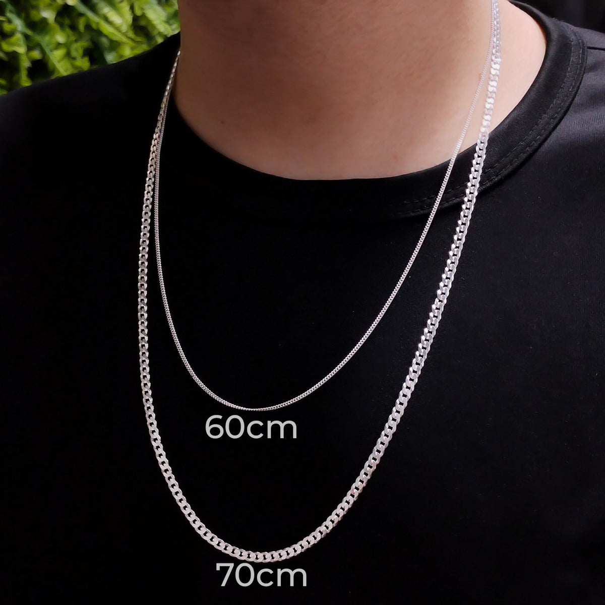 CORDÃO CORRENTE GROUMET 1X1 PRATA 925 ELOS P M UNISSEX