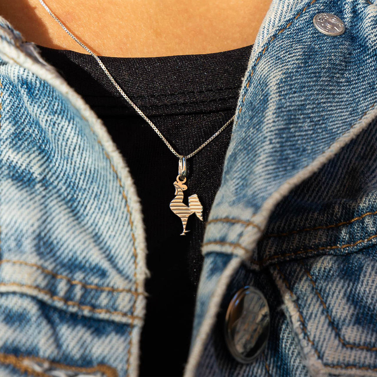 VOLPI ROOSTER PENDANT - 1.5CM