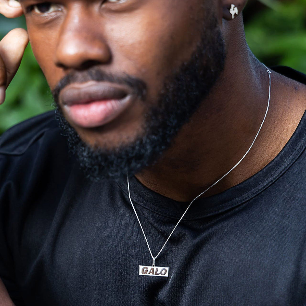 PINGENTE CHAPA FOSCA GALO