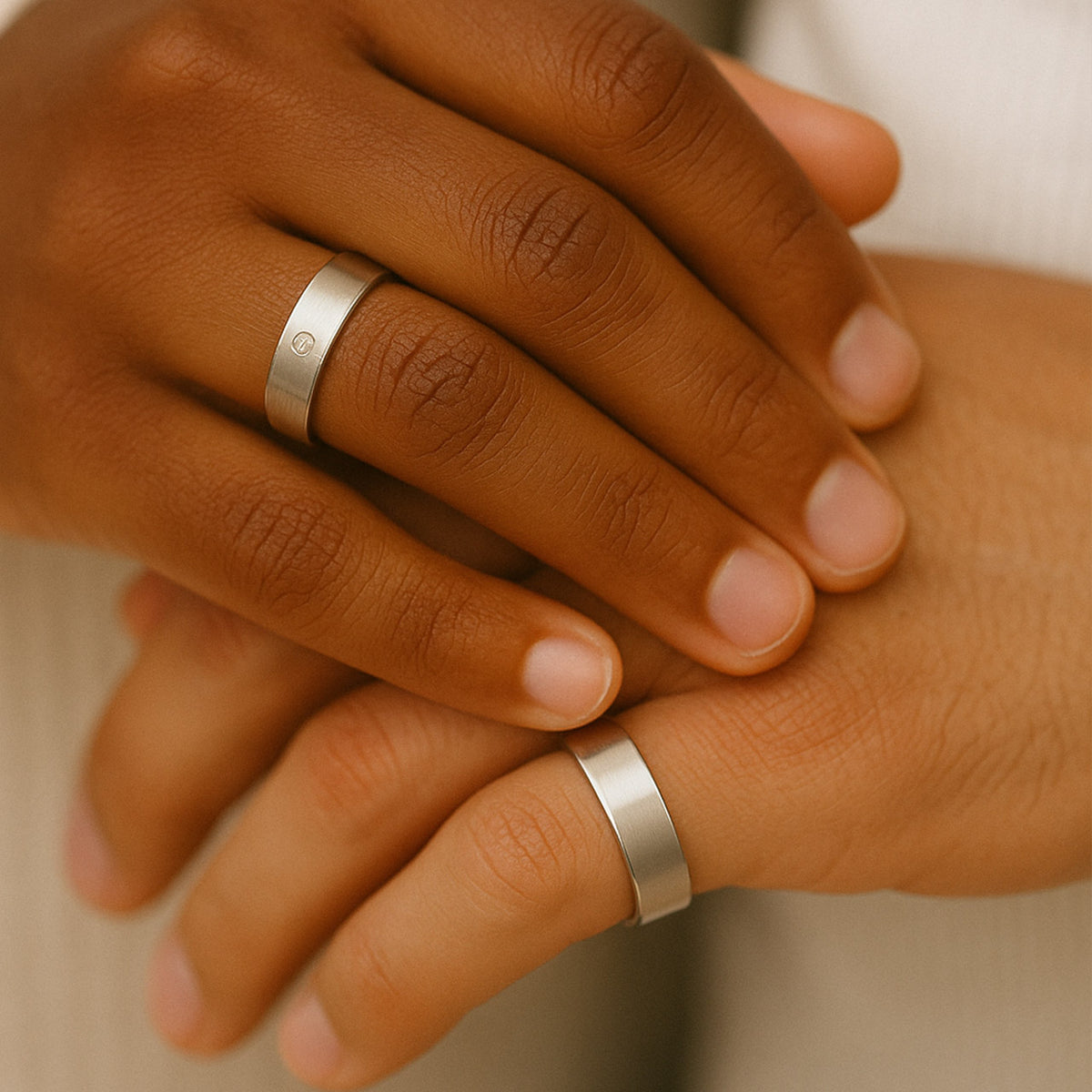 ALIANÇA DE NAMORO PRATA DUBAI