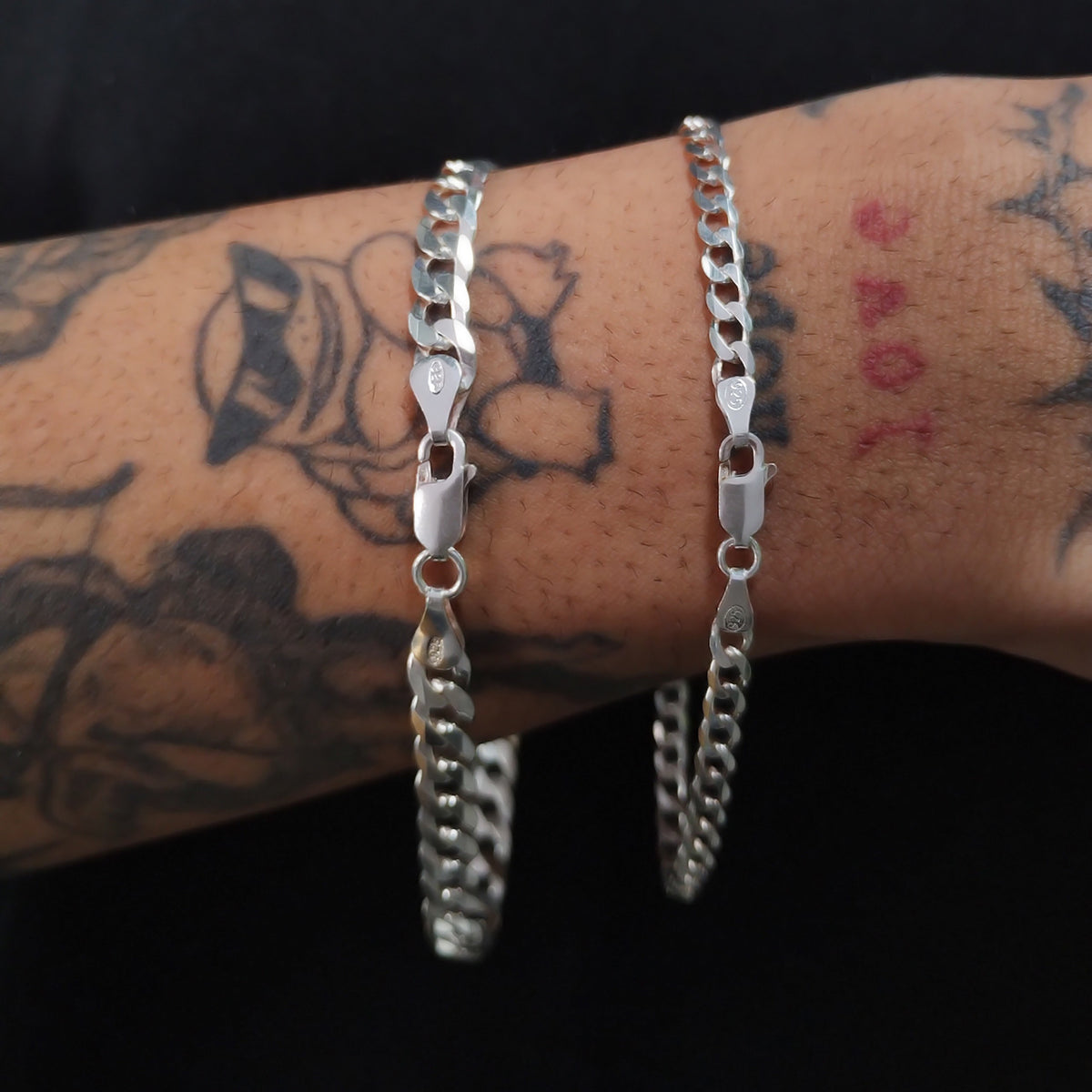 PULSEIRA GROUMET 1X1 PRATA 925 FECHO LAGOSTA