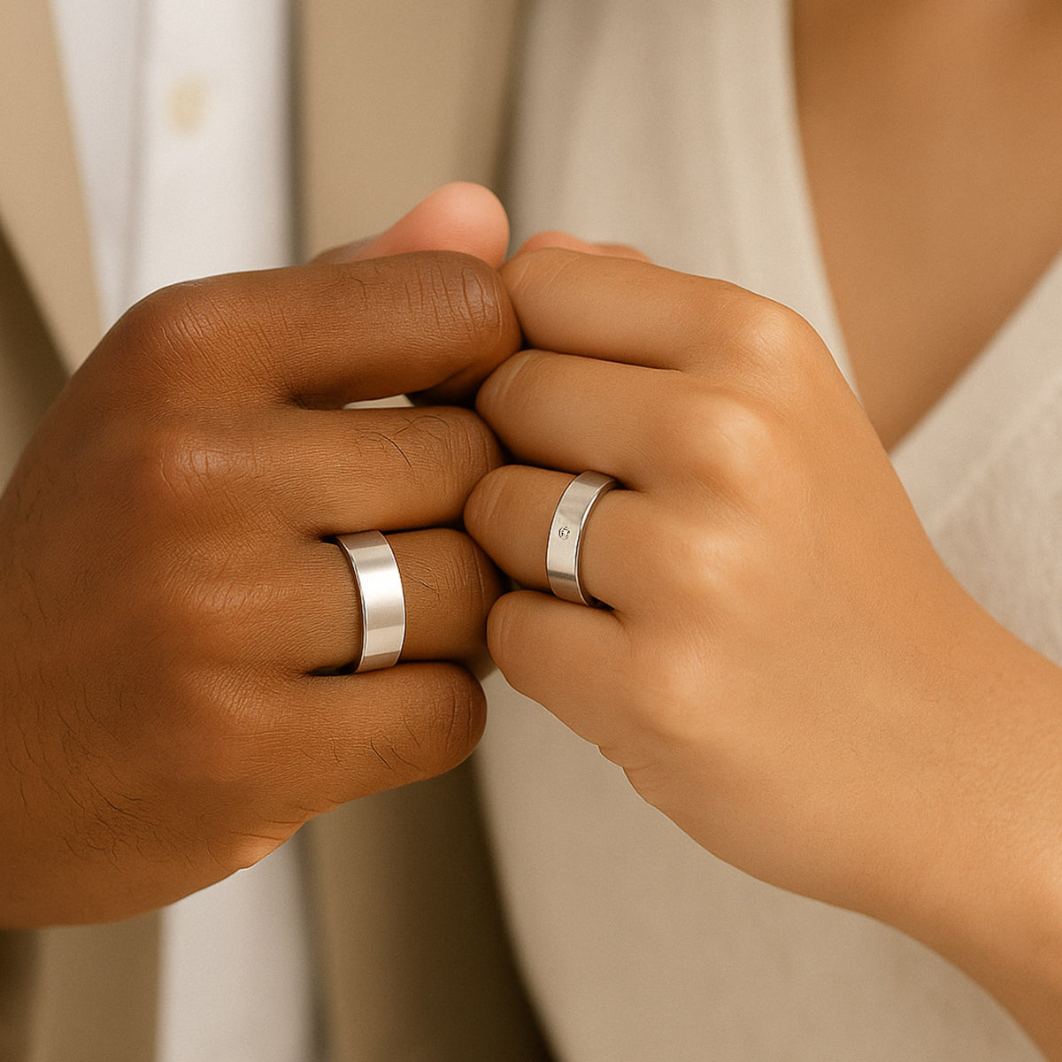 ALIANÇA DE NAMORO PRATA EDIMBURGO