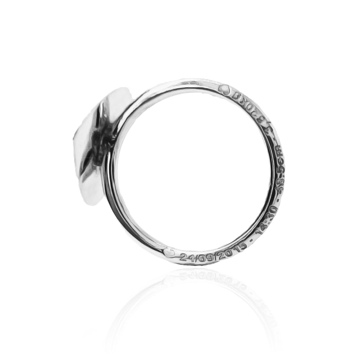 ANEL PERSONALIZADO CHAPA CORAÇÃO NOME