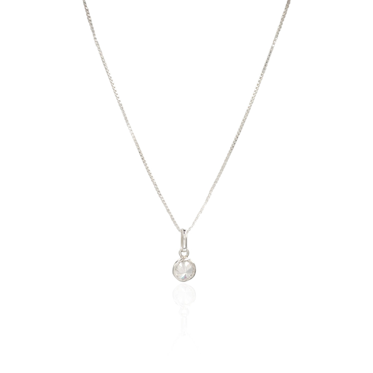 COLAR DE PRATA PONTO DE LUZ