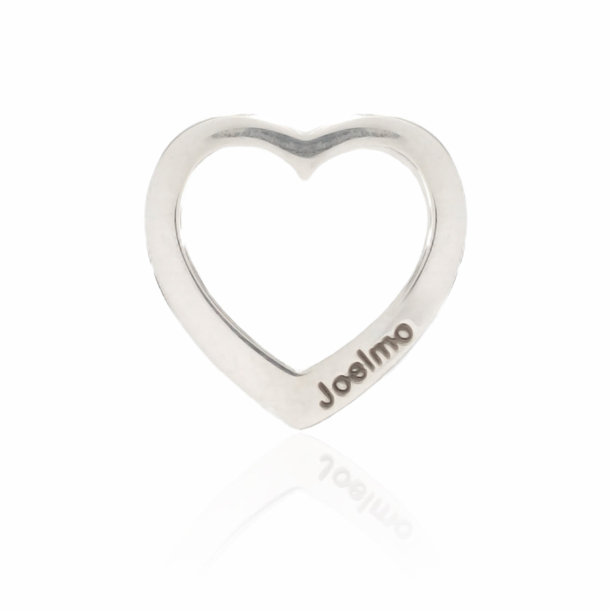 PINGENTE PERSONALIZADO CORAÇÃO LATERAL NOME