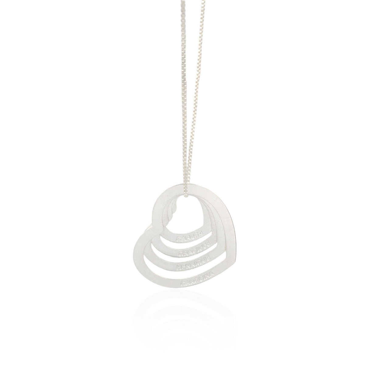 COLAR PERSONALIZADO FAMILIA NO CORÇÃO