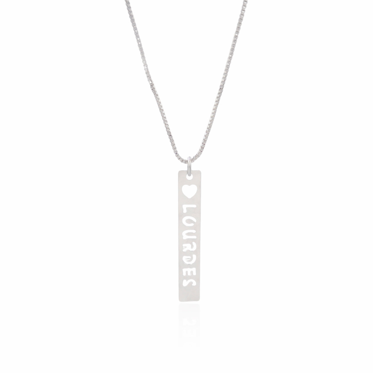 COLAR PERSONALIZADO CHAPA GRAVADA VAZADA
