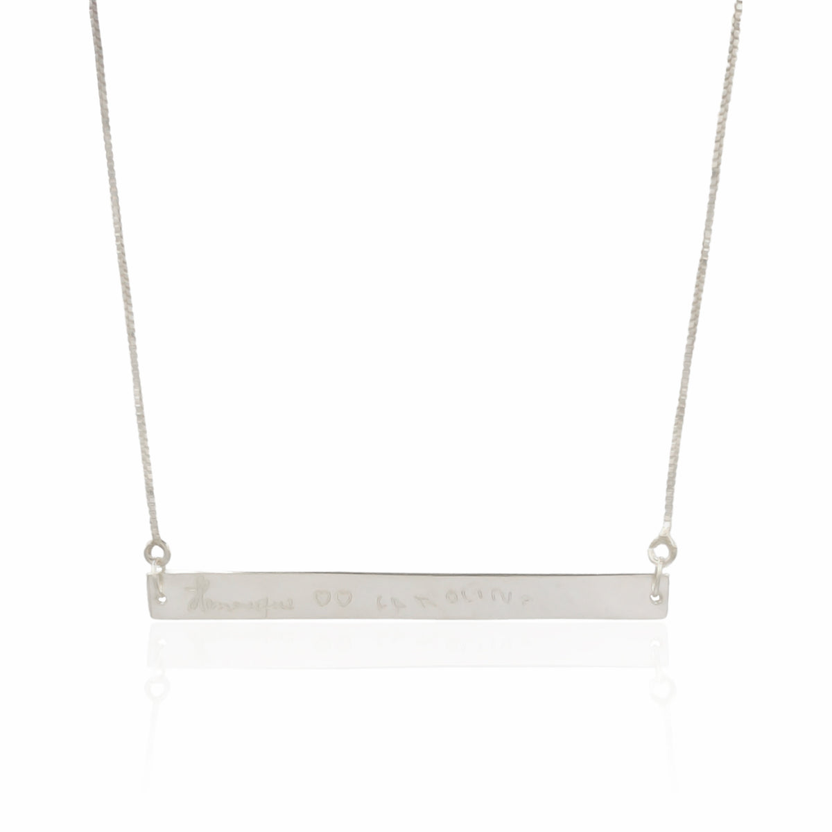 COLAR PERSONALIZADO CHAPA ESCRITA À MÃO