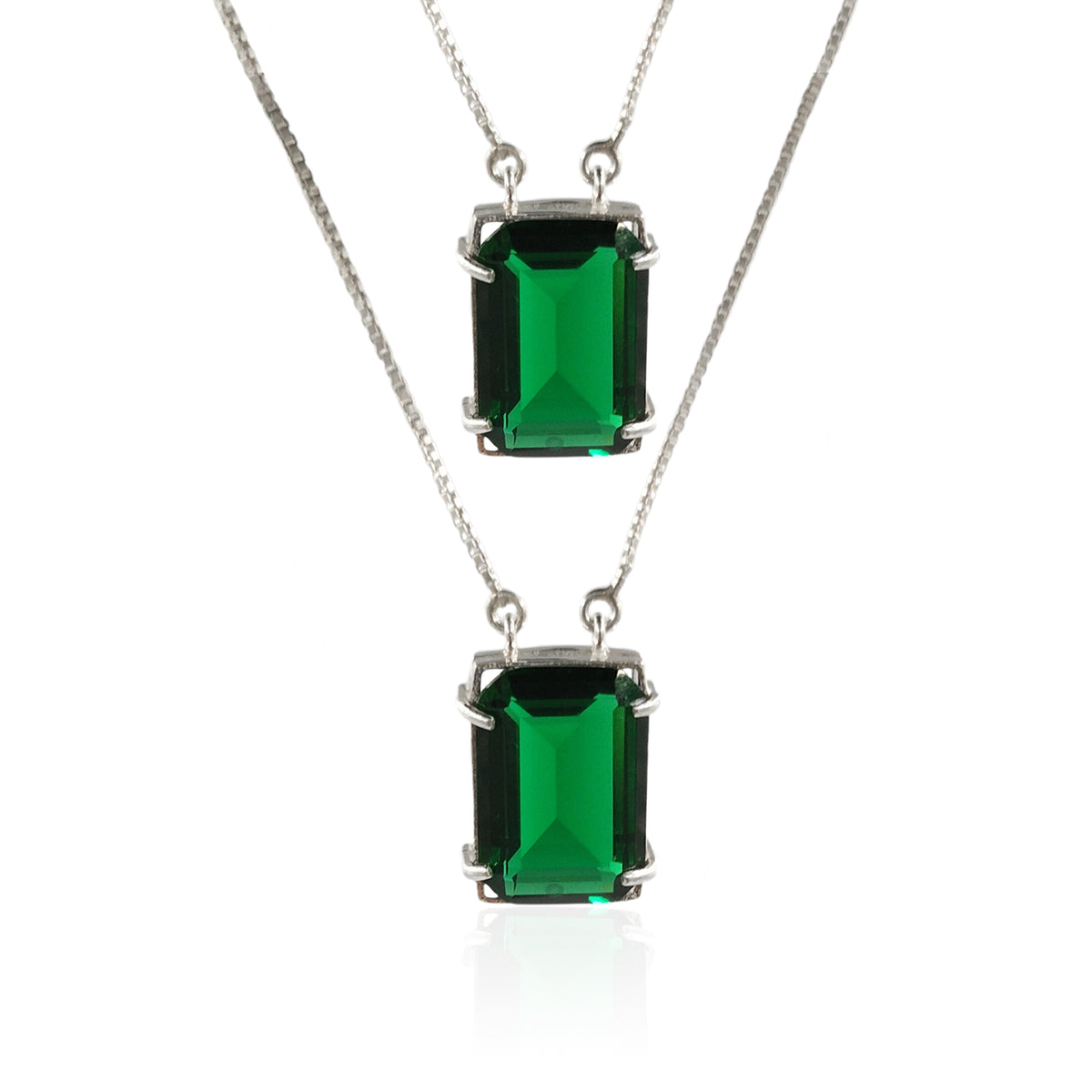 ESCAPULÁRIO RETANGULAR CRISTAL