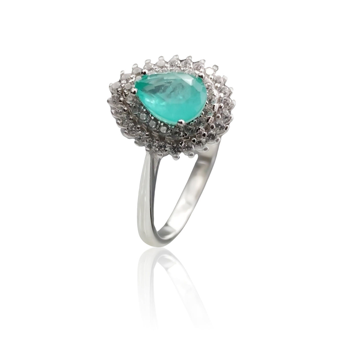 ANEL DE PRATA REAL EM GOTA