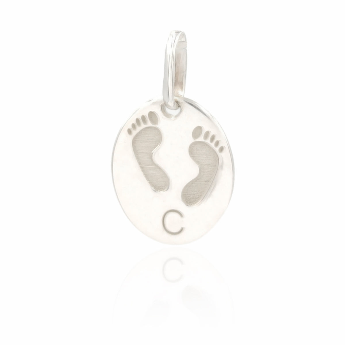 PINGENTE PERSONALIZADO PEZINHOS LETRA