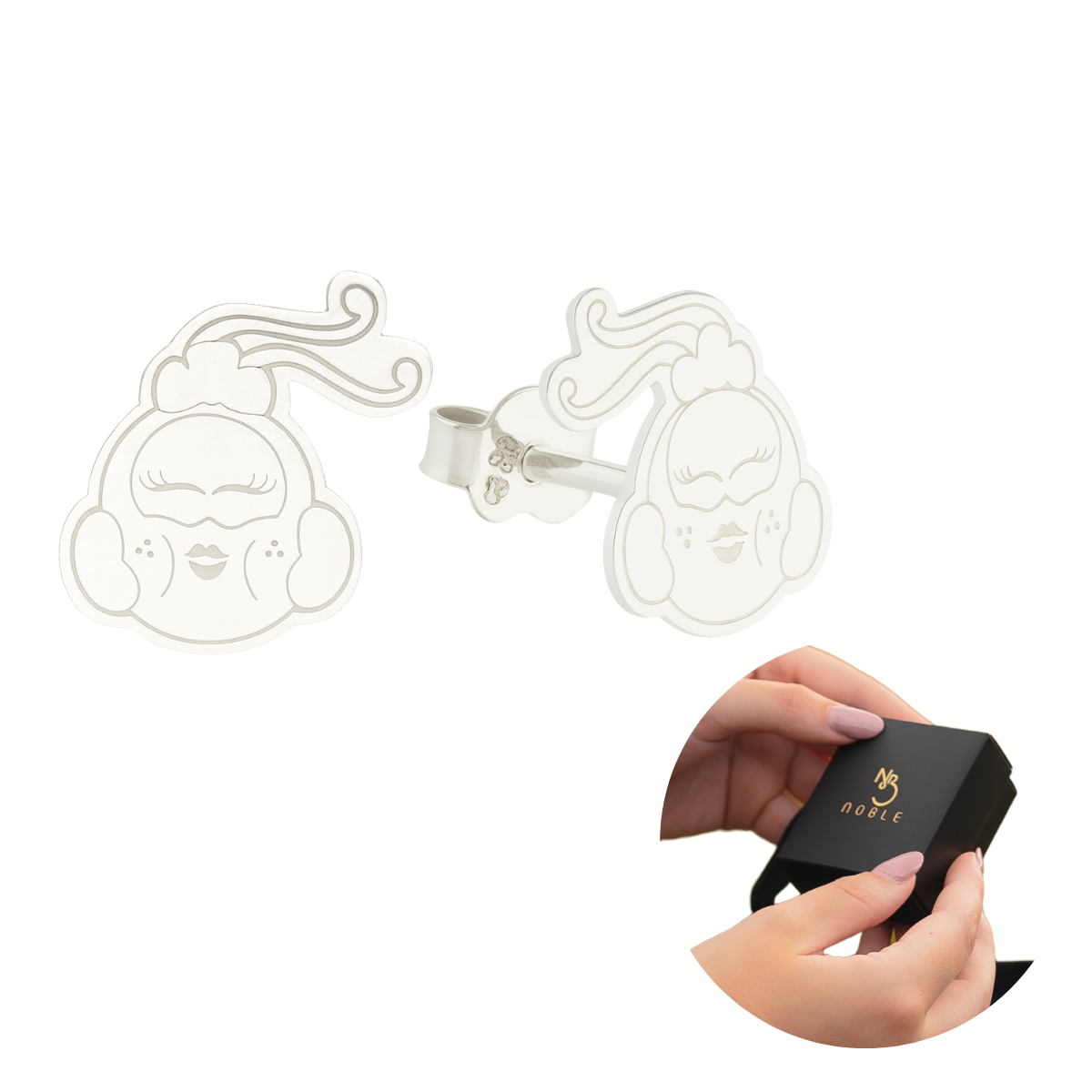 BRINCO DE PRATA FANIQUITA BEIJINHO