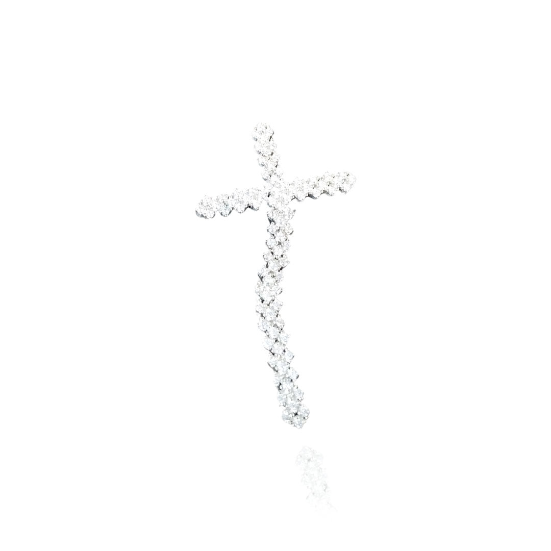 PINGENTE FOLHEADO CRUZ MALEÁVEL