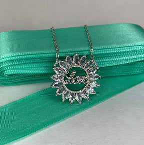 COLAR LOVE DISCO COM ZIRCÔNIAS