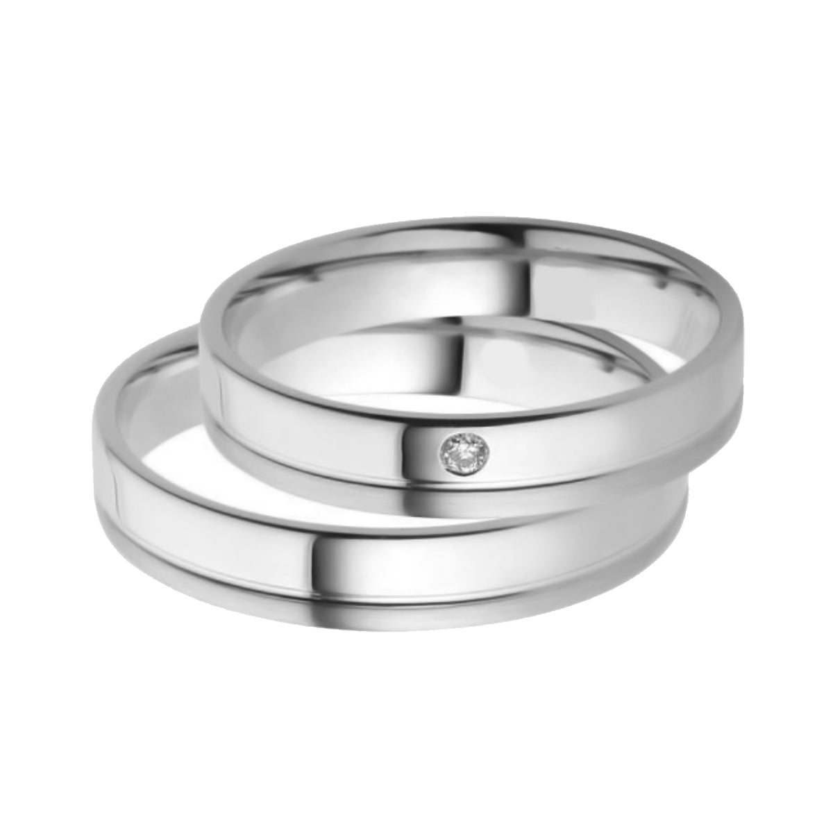 ALIANÇA DE NAMORO PRATA MOOREA