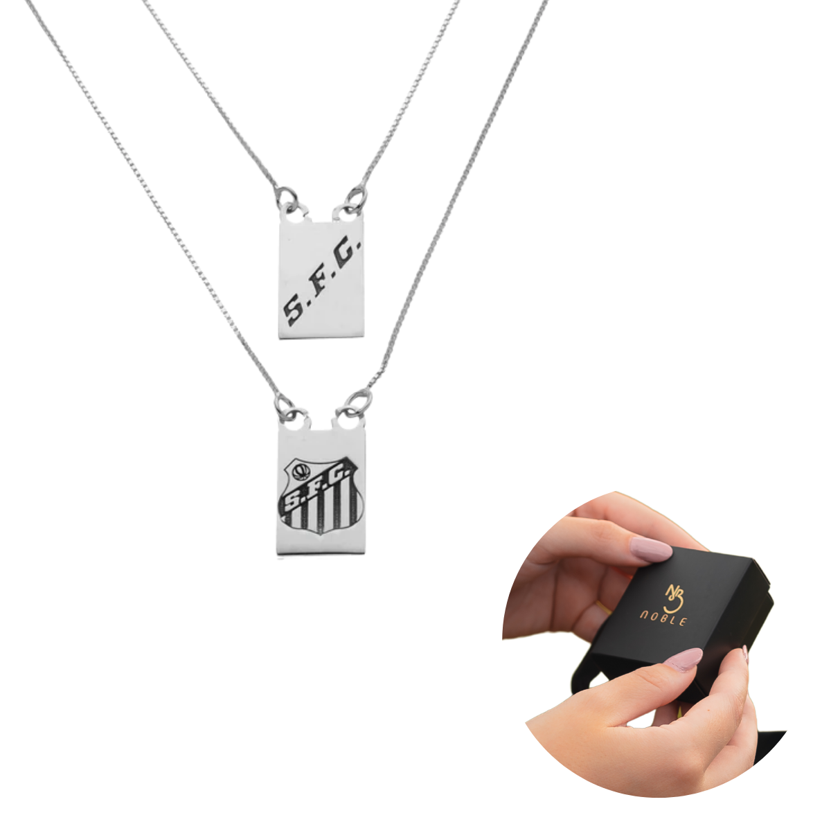 ESCAPULÁRIO SANTOS - 1CM