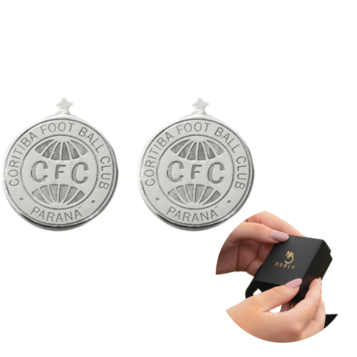 CORITIBA SHIELD EARRING 