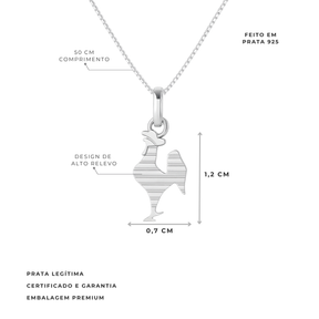 VOLPI ROOSTER NECKLACE - 1CM 