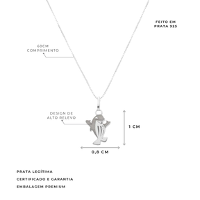 COLAR BALEINHA SANTOS - P