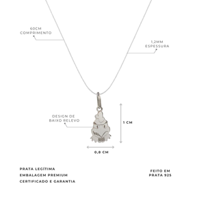 COLAR GALO DOIDO  - 1CM