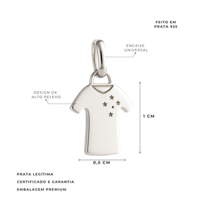 PINGENTE CAMISA CRUZEIRO P