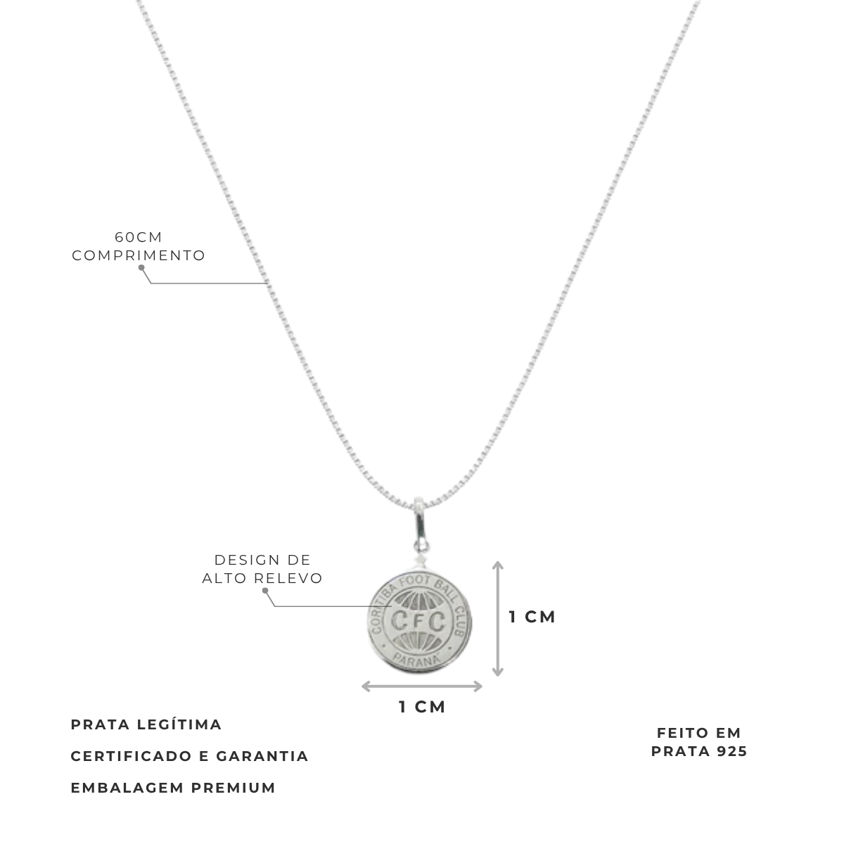 COLAR ESCUDO CORITIBA