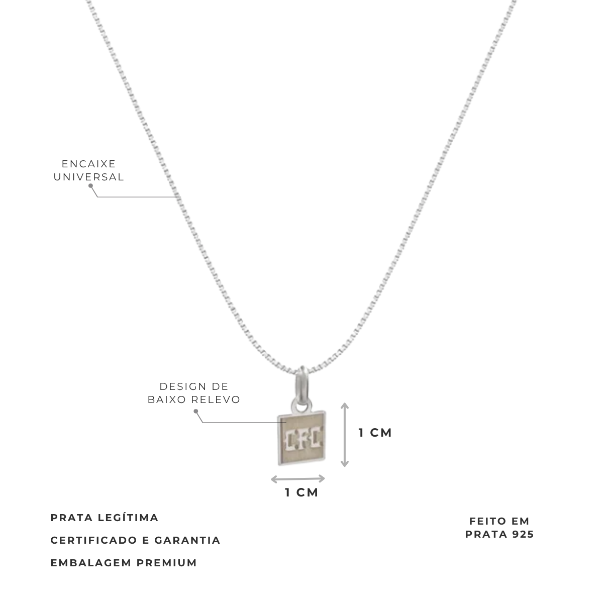 COLAR QUADRADO CFC CORITIBA