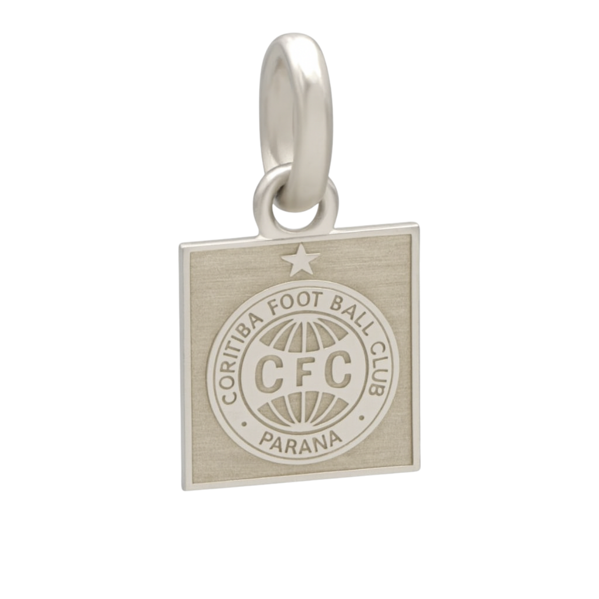 PINGENTE QUADRADO ESCUDO CORITIBA