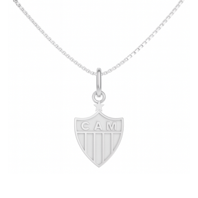 ATHLETIC PLATE SHIELD NECKLACE - 1.5CM 
