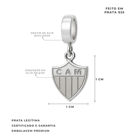 BERLOQUE ESCUDO CHAPA ATLÉTICO