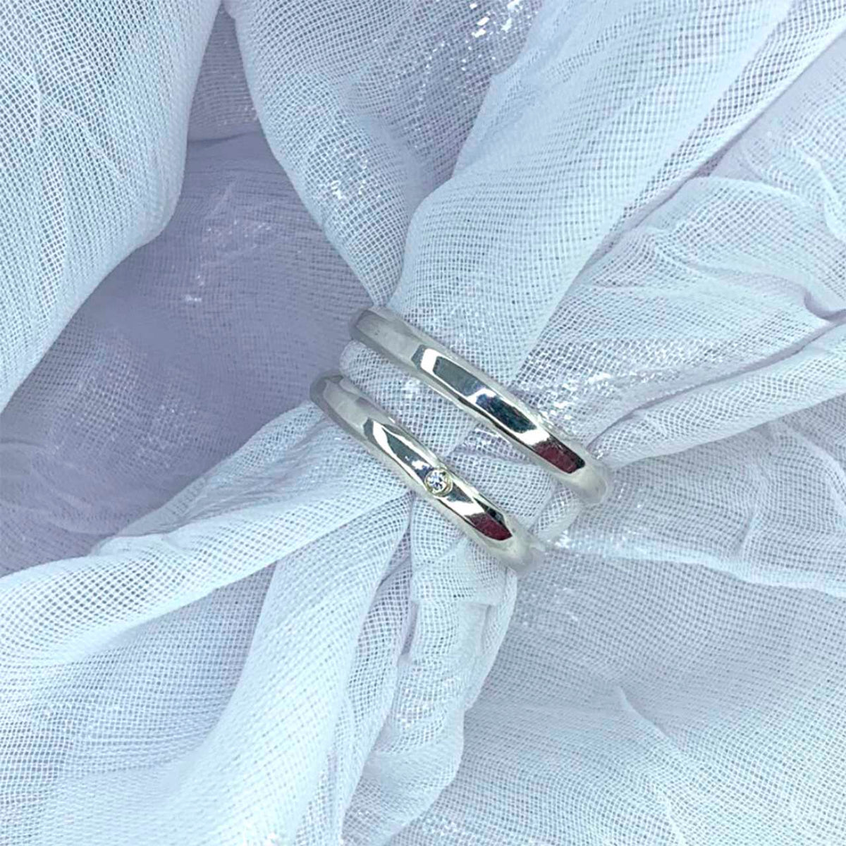 BRUGES SILVER DATING RING