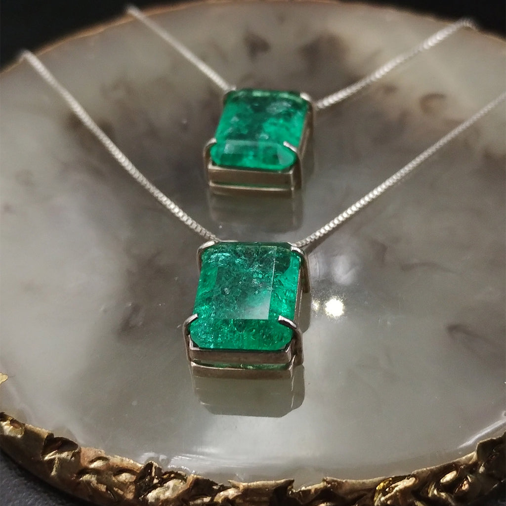 ESCAPULÁRIO RETANGULAR CRISTAL